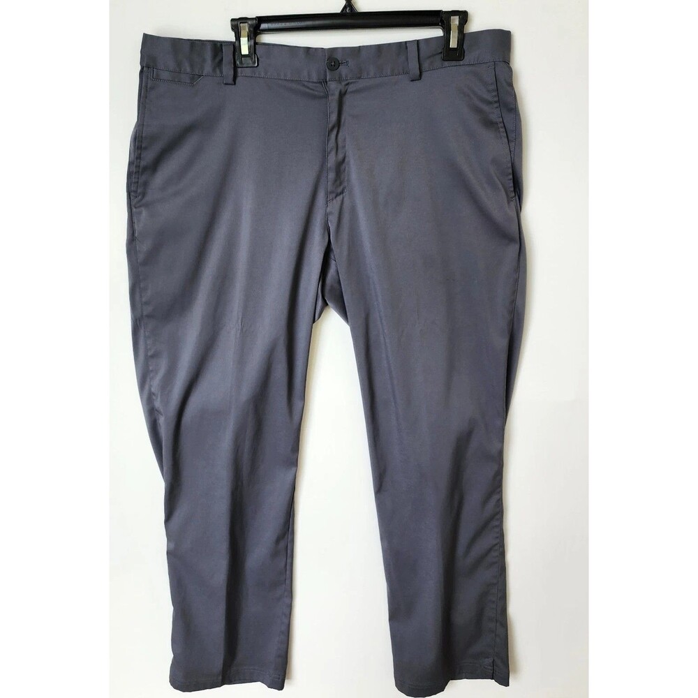 Nike Golf Tour Performance Pants Gray Dri-Fit Mens 36x30 Straight Leg